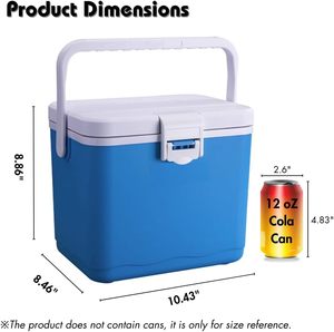 Vente en gros de refroidisseur et réchauffeur de voiture thermoélectrique à semi-conducteurs 20L 12V/AC 100-240V, réfrigérateur portable pour le camping en plein air - Product Image 3