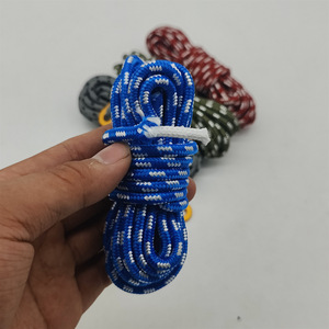 Outdoor Camping Tent <b>Rope</b> 4M Nylon Reflective <b>Guy</b> <b>Rope</b> With Adjustable Buckle For Tarp Ground Stake Windproof Use All Seasons - Product Image 3
