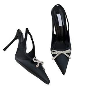 Nouvelles sandales d'été 2024 à talons hauts, bout pointu et ouvert, en stock, vente chaude directe usine - Product Image 6