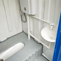 Toilettes mobiles portables en plastique renforcé de fibre de verre FRP GRP
