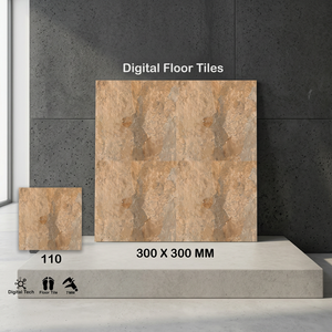 Carreaux de sol en céramique numérique émaillée 300x300mm, design bois naturel, qualité export pour revêtements de sol intérieurs - Product Image 2