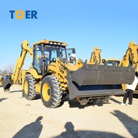 Retroexcavadora 4x4 ZT388H de la Marca TDER, Excavadora de Ruedas con Retroexcavadora