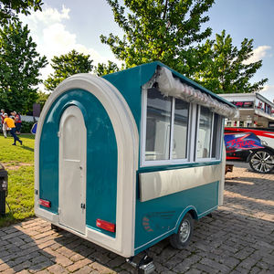 Полностью оборудованный открытый мобильный грузовик для еды, передвижная тележка для мороженого, кофе, кейтеринг, трейлер для мобильных услуг питания - Product Image 1