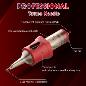 Aiguilles <span class=keywords><strong>Kwadron</strong></span> personnalisées en usine OEM, <span class=keywords><strong>aiguille</strong></span> de tatouage antidérapante en silicone pour maquillage permanent - Product Image 2