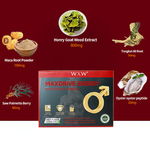 WXW Healthcare Male Power Support para hombres Productos de rendimiento Película Candy Men Suplementos Hormonas Maca Root Film Strips - Product Image 2