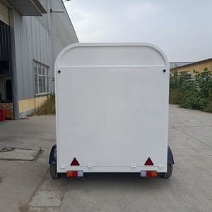 Custom Two-Horse Trailer Coffee Kiosk Multifunctional Mobile Cart for Street Snacks and Beverage Vending - Product Image 4