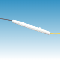 Caja de Protección de Empalme de Fibra Óptica en Línea FTTH, Protector de Empalme de 1 Núcleo de ABS a Presión para Cable de Bajada/Pigtail