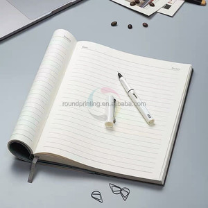 2026 Hot Sale <b>Custom</b> A4 High Quality Luxury PU Leather Hardcover Business Meeting Journal Planner Notebook Book Printing - Product Image 3
