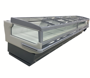 Refrigerador de exhibición de carne con congelador abierto de supermercado para tienda de conveniencia, refrigerador de exhibición de congelador de isla, vitrina de pescado Frigo - Product Image 2