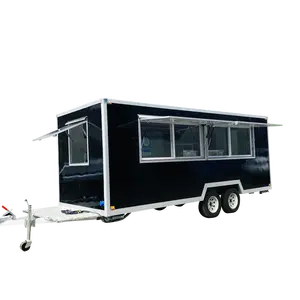 Fully Equipment Mobile Food Truck Used Fast Crepe Food Trucks Concession Trailer with Extension for Small Business