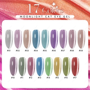 JTING Nouvelle Collection de Vernis Gel Effet Œil de Chat en Perles de Verre 17 Couleurs, Gel à Ongles Magnétique Effet Œil de Chat Clair de Lune Personnalisable ODM Gratuit - Product Image 5