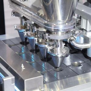 เครื่องบรรจุและปิดผนึกแคปซูลกาแฟอัตโนมัติ 4 แถว พร้อมระบบเซอร์โว Schneider และระบบเติมไนโตรเจนสำหรับ <span class=keywords><strong>Nespresso</strong></span> - Product Image 5