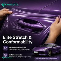 Film de protection de peinture TPU OEM ODM en gros, 300 couleurs, auto-réparant, mat, brillant, satiné, 1,52x17m, film de covering automobile, directement de l'usine