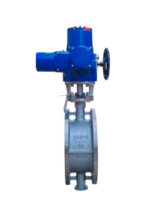 Actuador Tipo Q con DN150, Trifásico, de Acero Inoxidable, con Sello Duro y Brida, Tipo Mariposa D943W-16P - Product Image 5