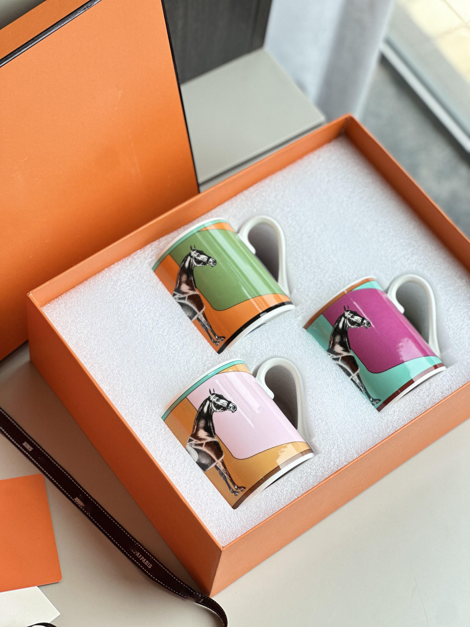 Purple White Green 3pcs