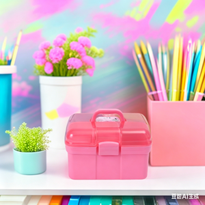 Caja Organizadora de Herramientas de Uñas de Gran Capacidad, Doble Capa, con Compartimentos, para Manicuristas - Product Image 5