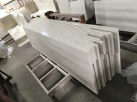 Plan de travail préfabriqué en quartz Calacatta, dalle de quartz, pierre de quartz à veines grises pour cuisine