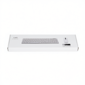 <b>Wireless</b> Keyboard Mouse Combo 2.4G White Full Size Set For <b>PC</b> Laptop Desktop Use - Product Image 2