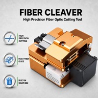 Coupe-fibre haute précision S09 |   Outil de coupe de fibre optique en alliage d'aluminium avec lame réglable, collecteur automatique de débris