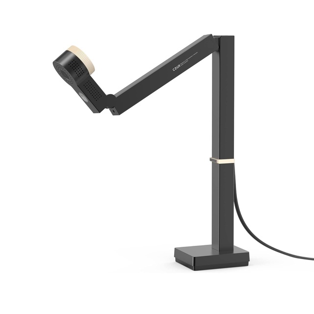 CZUR Fancy S Pro 4K USB Document Camera & 12MP Webcam with LED Light and Mic, up to 60fps, Auto Focus, for Remote Teaching, Live