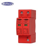 Solaire PV AC DC SPD 20KA 40KA 2P 4P T2 500v 600v 800v 1000v 1200v Suger Parafoudre Protecteur Dispositif de protection contre les surtensions