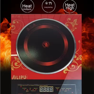 เตาไฟฟ้าอินฟราเรดแบบพกพาขนาดเล็ก กันน้ำ ควบคุมด้วยระบบสัมผัส หน้าจอ LED กำลังไฟสูง 2200 วัตต์ พร้อมฟังก์ชั่น 8 แบบ เหมาะสำหรับรถบ้าน - Product Image 2