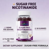 Gummies OEM personnalisées sans sucre à la nicotinamide 500mg, Vitamine B3 sans effets secondaires pour le blanchiment de la peau et le soutien énergétique – Produits de beauté