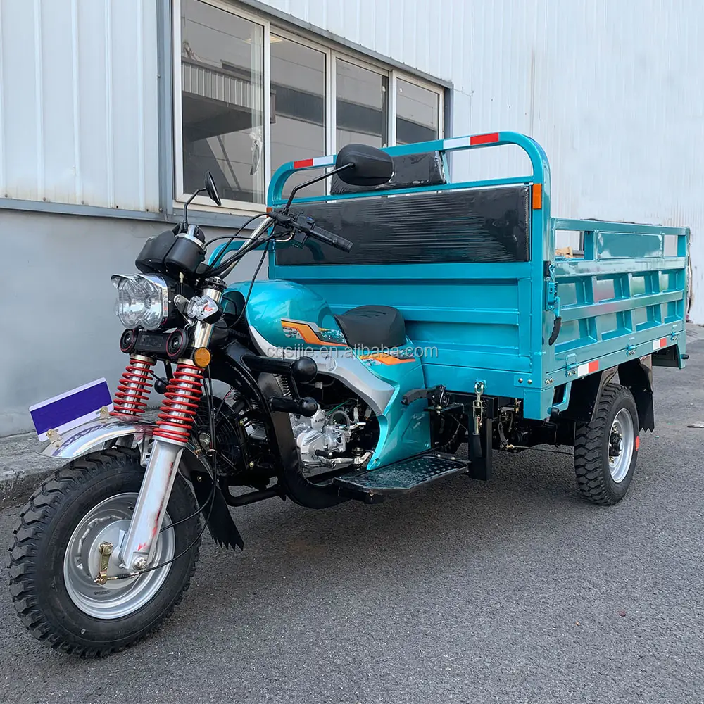 Tricycle cargo moto 3 roues refroidi par air 200cc de qualité supérieure fabriqué en Chine