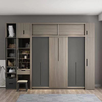 Armoire murale moderne à prix d'usine, multi-usage, portable et pliable en bois pour atelier, salle à manger et salon