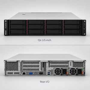 เซิร์ฟเวอร์แบบติดตั้งบนแร็ค HR650X 2U 2x Bronze 3204 12 คอร์ แรม 16GB ฮาร์ดดิสก์ 2TB 750W สำหรับศูนย์ข้อมูล - Product Image 4