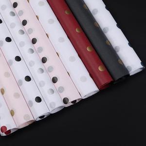 Cartón Dúplex de Alta Calidad, Resistente al Agua, con Estampado de Peras y Puntos, para Forro de Ramos de Flores del Día de San Valentín Chino - Product Image 1
