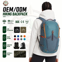 Mochila de Viaje Acolchada de 21L OEM ODM, Mochila Personalizada para Hombres y Mujeres, para Campismo y Senderismo, para Entusiastas del Aire Libre
