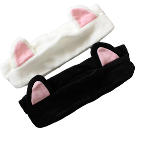 Diadema de maquillaje de tela Coreana de estilo dulce <span class=keywords><strong>para</strong></span> <span class=keywords><strong>niñas</strong></span>, banda <span class=keywords><strong>para</strong></span> el pelo Facia, Adorable diseño de animales, Spa <span class=keywords><strong>Bandeau</strong></span> <span class=keywords><strong>para</strong></span> Yoga, gatos, Yoga - Product Image 1