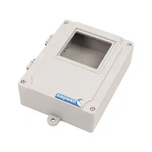 Outdoor IP66 Waterproof Box Aluminum Junction Box Hinged-cover Die Cast Aluminum Electronic Control Box With Window