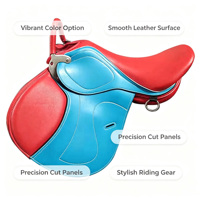 Nouvelle Arrivée Selle de Course en Cuir Véritable Australien pour l'Entraînement Matinal Équipement Équestre Couleur et Taille Personnalisables