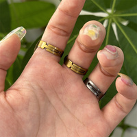 Vente en gros Bague en émail noir de squelette humain vintage Plaqué or Montre d'usine personnalisée pour femmes et hommes Cadeau