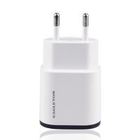 Hub USB avec 2 ports USB, chargeur intelligent 2A, prise EU, compétitif