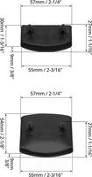 Embouts de panneau en plastique flexibles et réglables modernes pour le support de lattes de lit