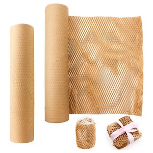<span class=keywords><strong>Papier</strong></span> d'emballage en nid d'abeille kaki recyclable et extensible pour l'emballage d'expédition mobile Protection des articles fragiles Bureau à domicile - Product Image 1