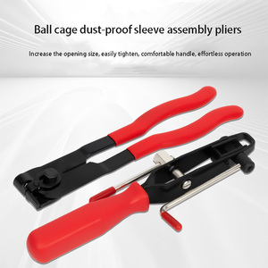 Lot de 2 pinces de serrage pour soufflets de cardan sans oreilles, outil manuel de réparation pour demi-arbre, <span class=keywords><strong>cage</strong></span> à rotule, cache-poussière et collier de serrage de tuyau de voiture - Product Image 4