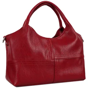 Leather Handbags Top Handle Satchel Handbag Ladies Purse Crossbody Hobo Bag For Women