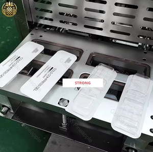 Thương mại tự động nhôm lá mỏng niêm phong máy cho y tế thức ăn nhanh nhựa PVC khay nhiệt cho thử nghiệm PLC cho benchtop commodi - Product Image 4