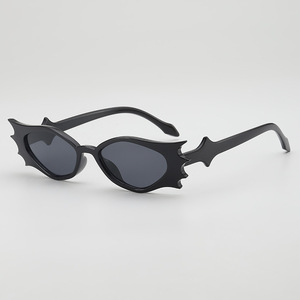 Gafas de Sol de Hip-Hop de Color gelatina nuevo Europeo Americano, <span class=keywords><strong>lentes</strong></span> ópticas UV400, ropa de fiesta de murciélago <span class=keywords><strong>alien</strong></span>ígena divertida para Halloween - Product Image 1