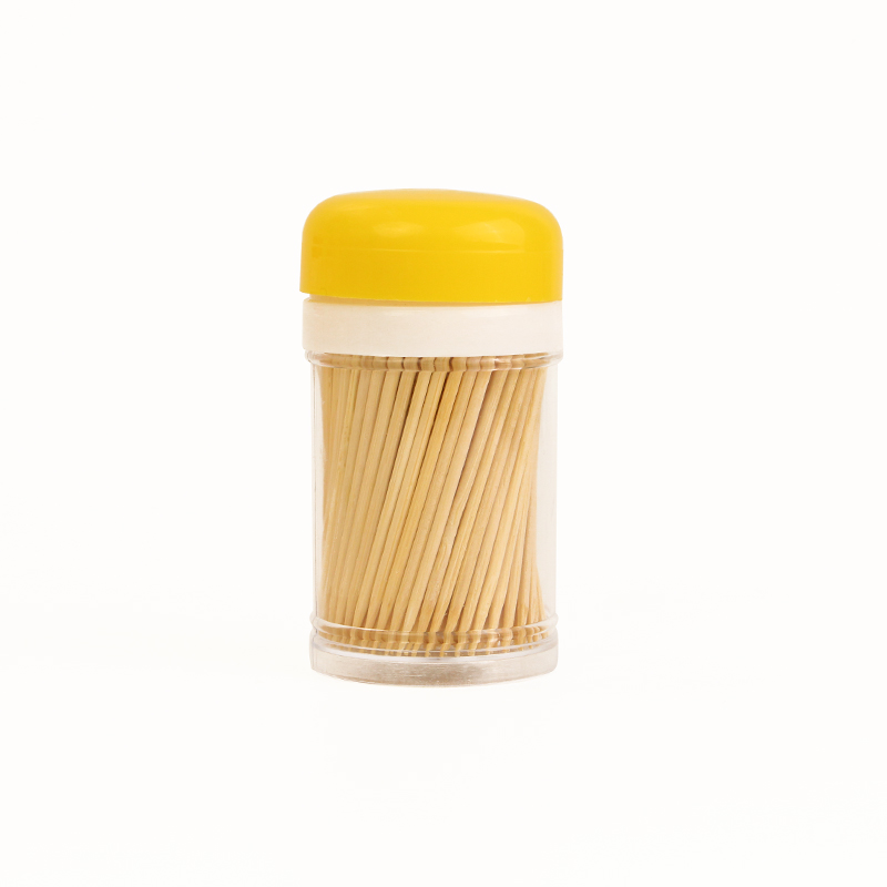 empty plastic mini bottle for toothpick