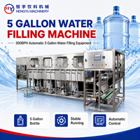 Ligne de production clé en main pour l'embouteillage d'eau industrielle de 5 gallons (20 L) pour l'installation d'une usine d'eau