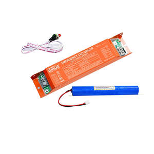 Pilote de batterie de secours d'urgence 8 Watts Temps de secours de 90 minutes pour les voyants LED-Double sortie CC et CA Puissance 36W Entrée 230V/110V - Product Image 1