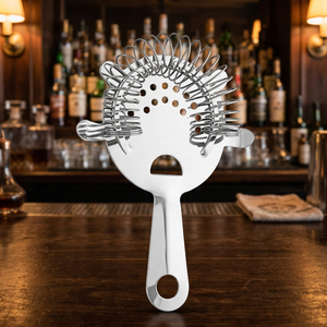 Premium Stainless Steel Cocktail Shaker Set Sterling Silver Handle Eco-Friendly Durable <b>Bar</b> <b>Tool</b> for Filtering Ice Mixing Drinks - Product Image 2