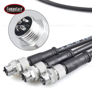 Conector Hembra Impermeable de Cobre Estañado con Aislamiento de Goma de 4 Núcleos 7A con Cable de 1 Metro + Conector de Montaje en Panel IP68 - Product Image 4