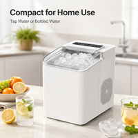 Machine à glace pilée multifonctionnelle élégante et silencieuse pour les fêtes de famille, préparation de desserts et boissons fraîches maison