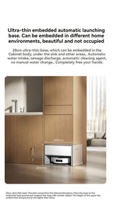 หุ่นยนต์ดูดฝุ่น M40s AI รุ่นใหม่ปี 2025 แรงดูด 23000Pa ระบบสมาร์ทแมปปิ้ง ควบคุมผ่าน WiFi แบตเตอรี่ไฟฟ้า ถูพื้นอัตโนมัติ 3 ระบบ - Product Image 2